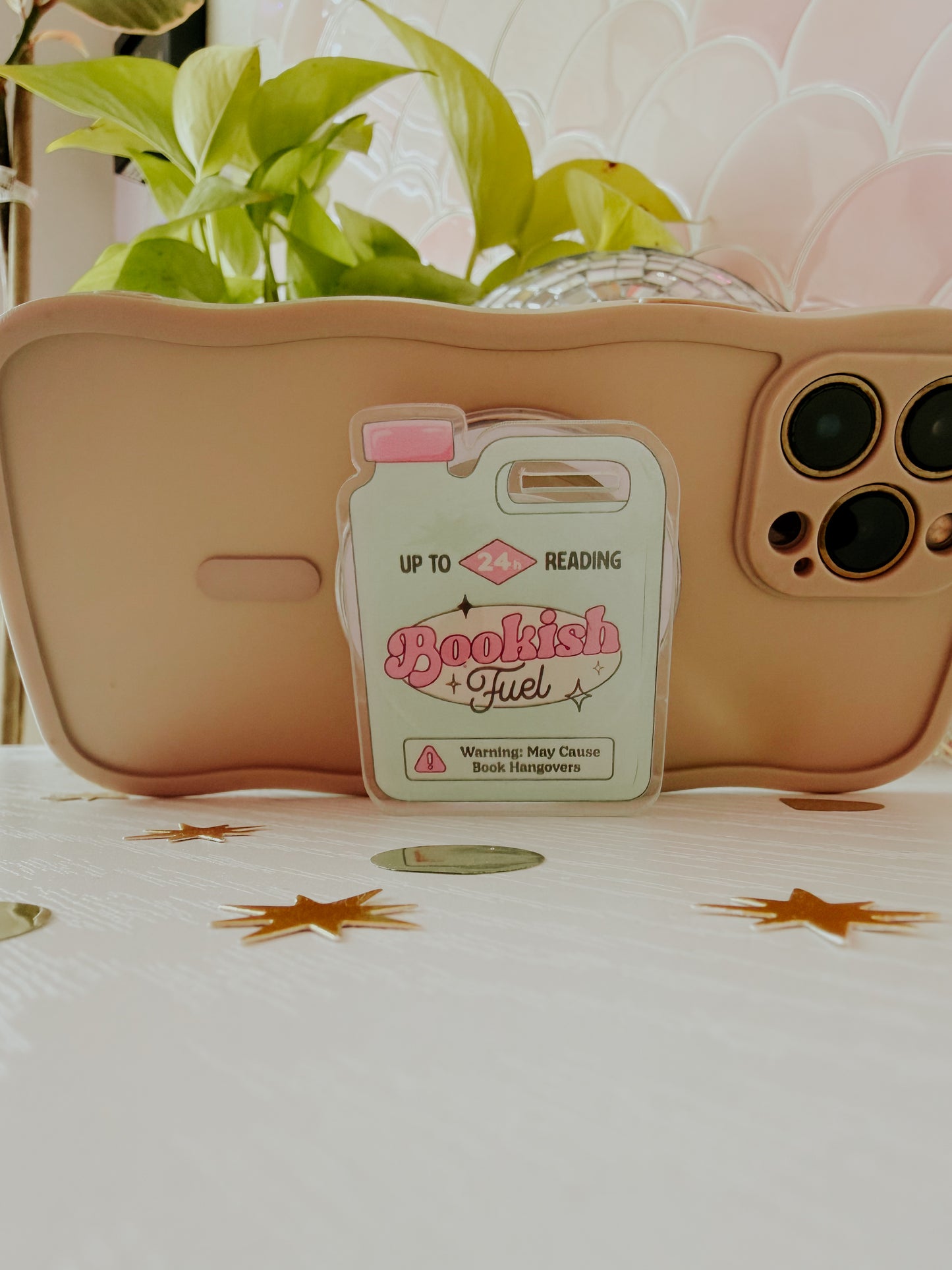 Bookish Fuel • Magnetic Phone Holder