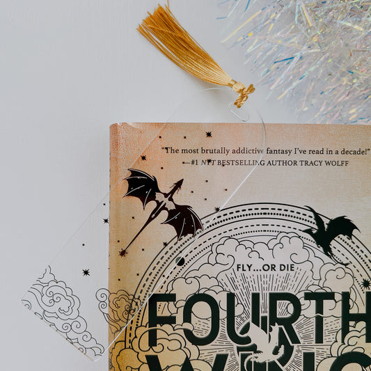 Fourth Wing Inspired Acrylic Bookmark