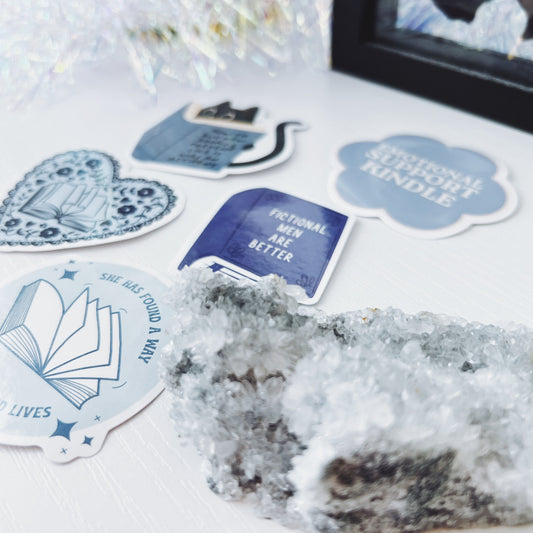 Cornflower Bookish • Vinyl Sticker Pack