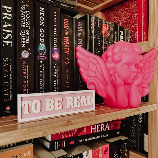 TBR Bookshelf Sign