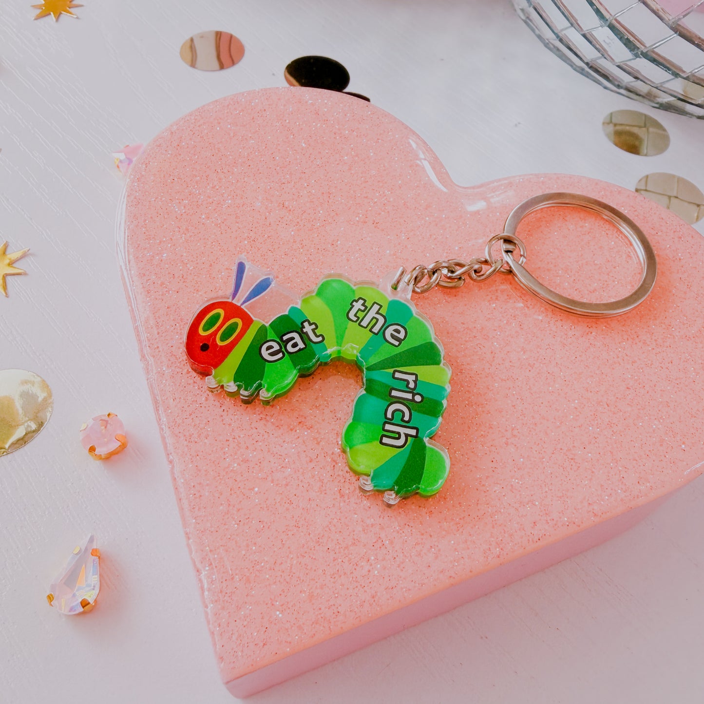 Eat The Rich • Acrylic Keychain