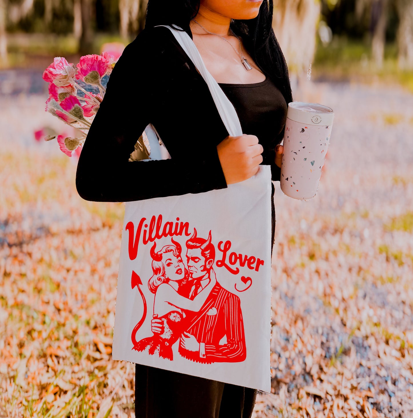 Villain Lover • Canvas Book Tote Bag