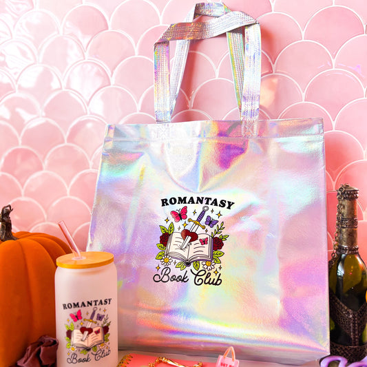 Romantasy • Holographic Shopping Bag