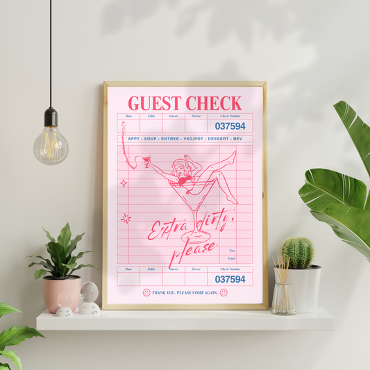 Extra Dirty - 12"X18" Poster