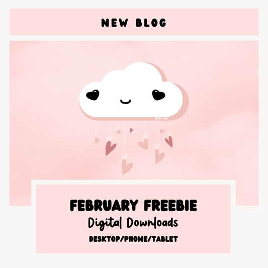 February Freebie - Wallpaper Digital Download