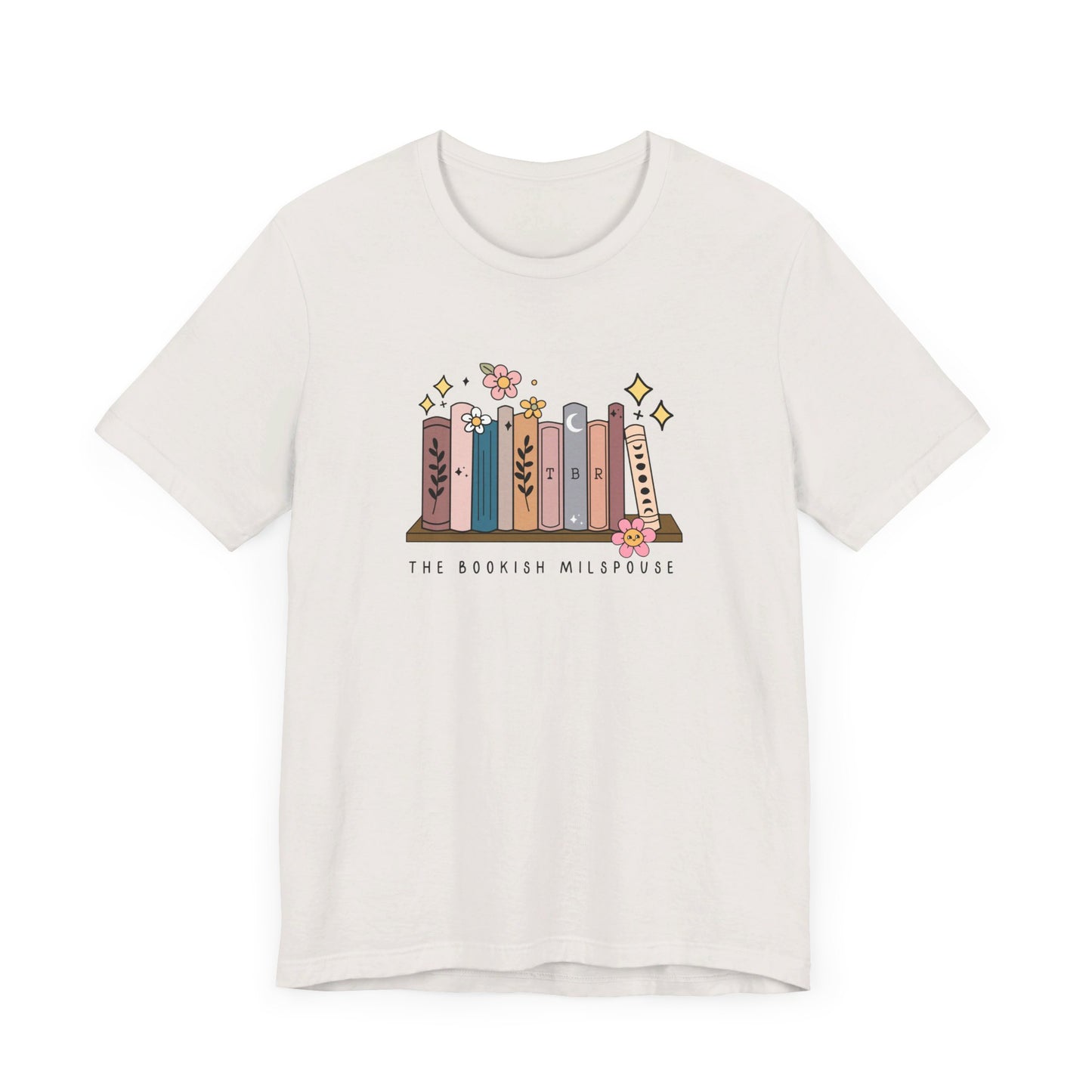 The Bookish Milspouse - Bella+Canvas Unisex Jersey Short Sleeve Tee