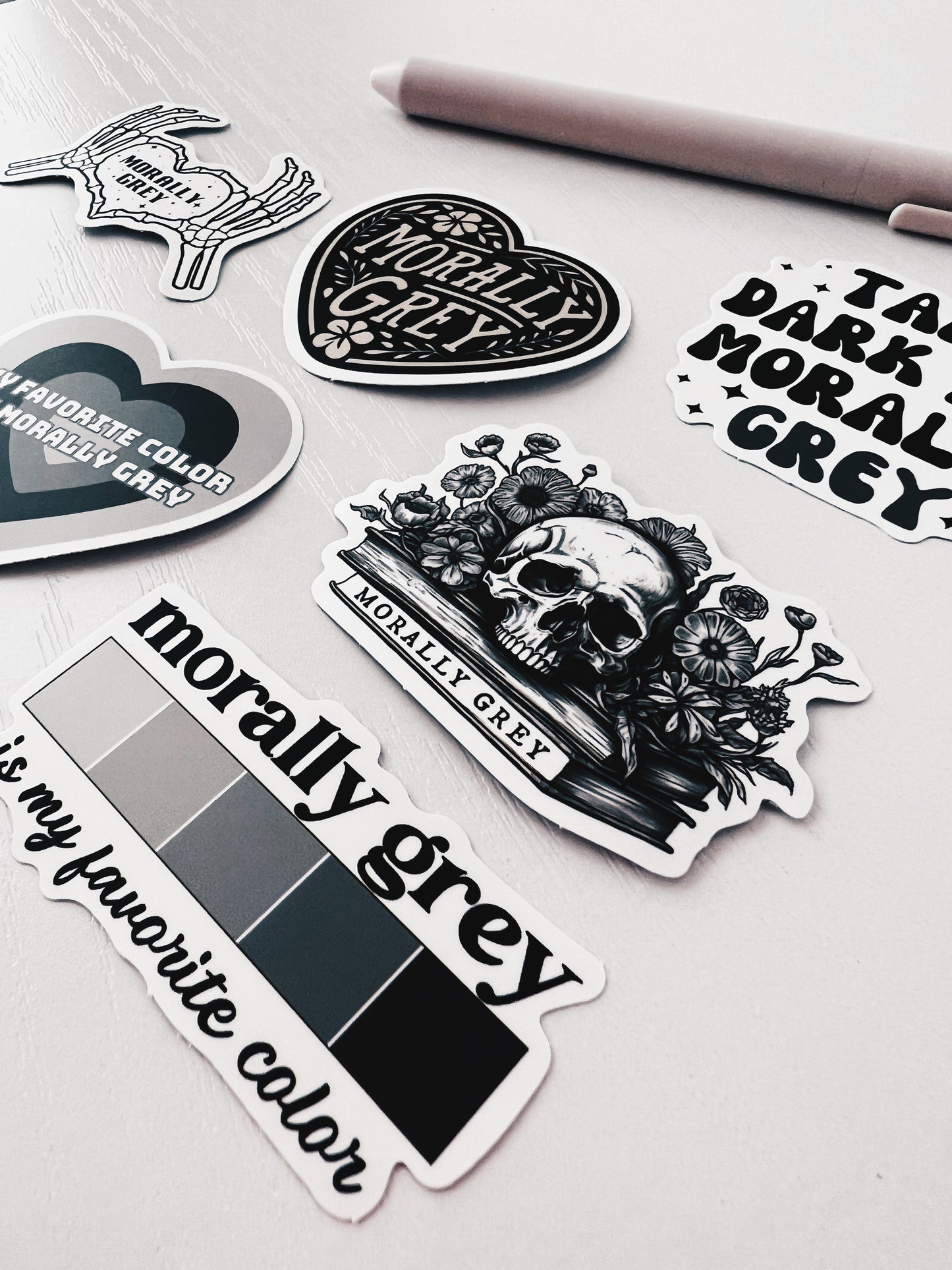 Morally Grey Sticker Pack