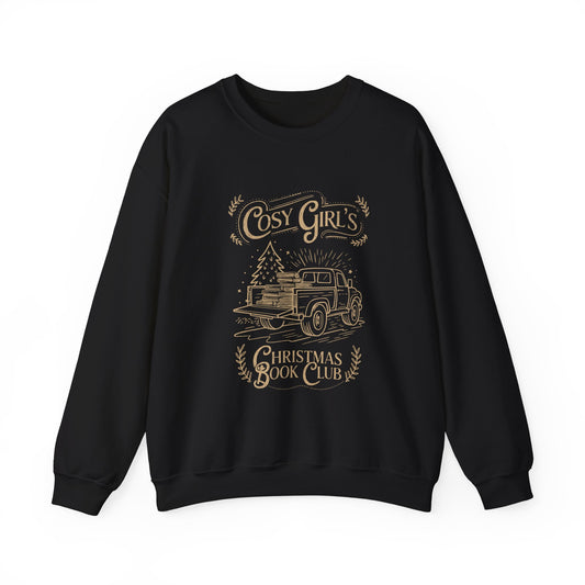 Cosy Girl's Christmas Book Club - Unisex Heavy Blend™ Crewneck Sweatshirt