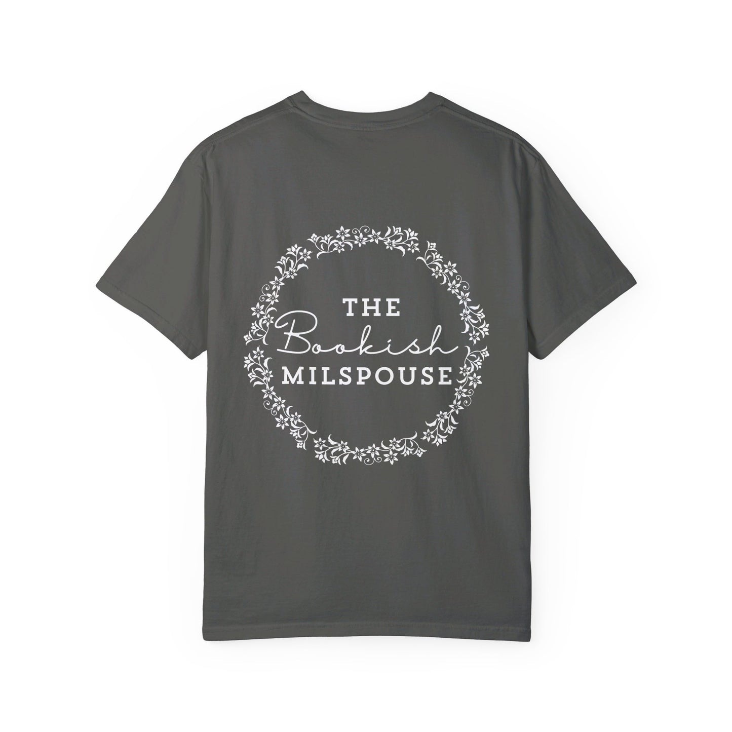 The Bookish Milspouse - Comfort Colors Pepper Unisex Garment-Dyed T-shirt