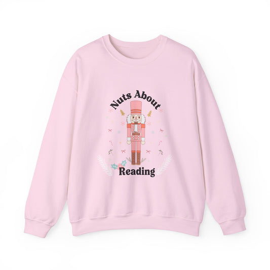 Nuts About Reading - Unisex Heavy Blend™ Crewneck Sweatshirt