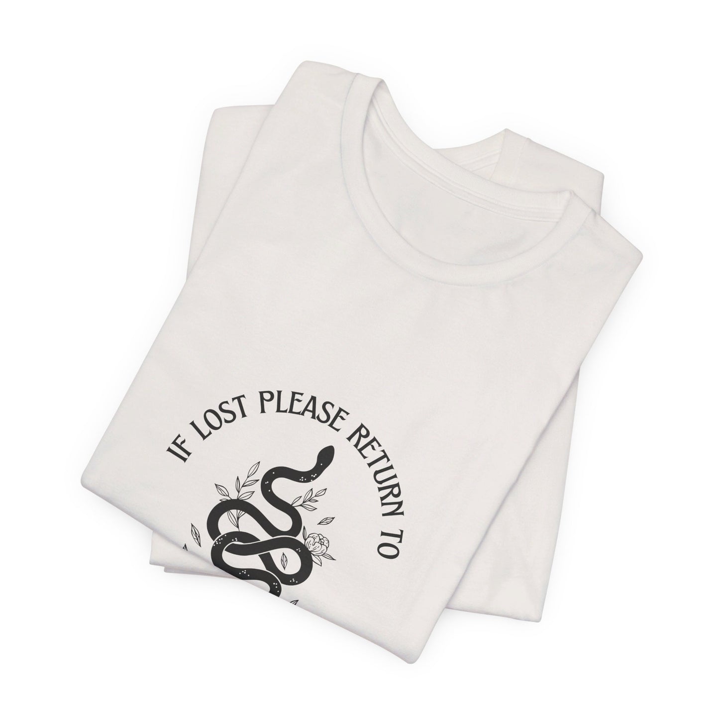 If Lost Please Return To Malfoy Manor - Bella+Canvas Unisex Jersey Short Sleeve Tee