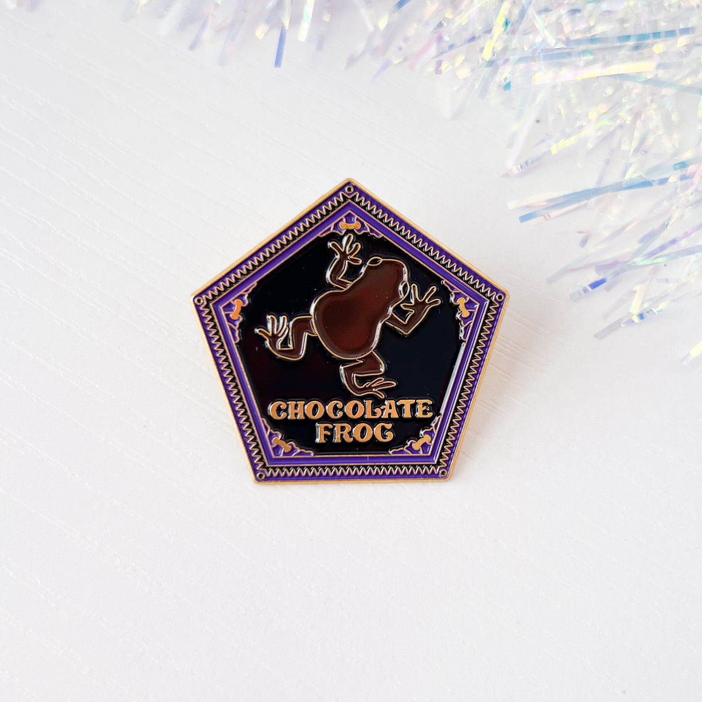 Chocolate Frog - Premium Enamel Pin