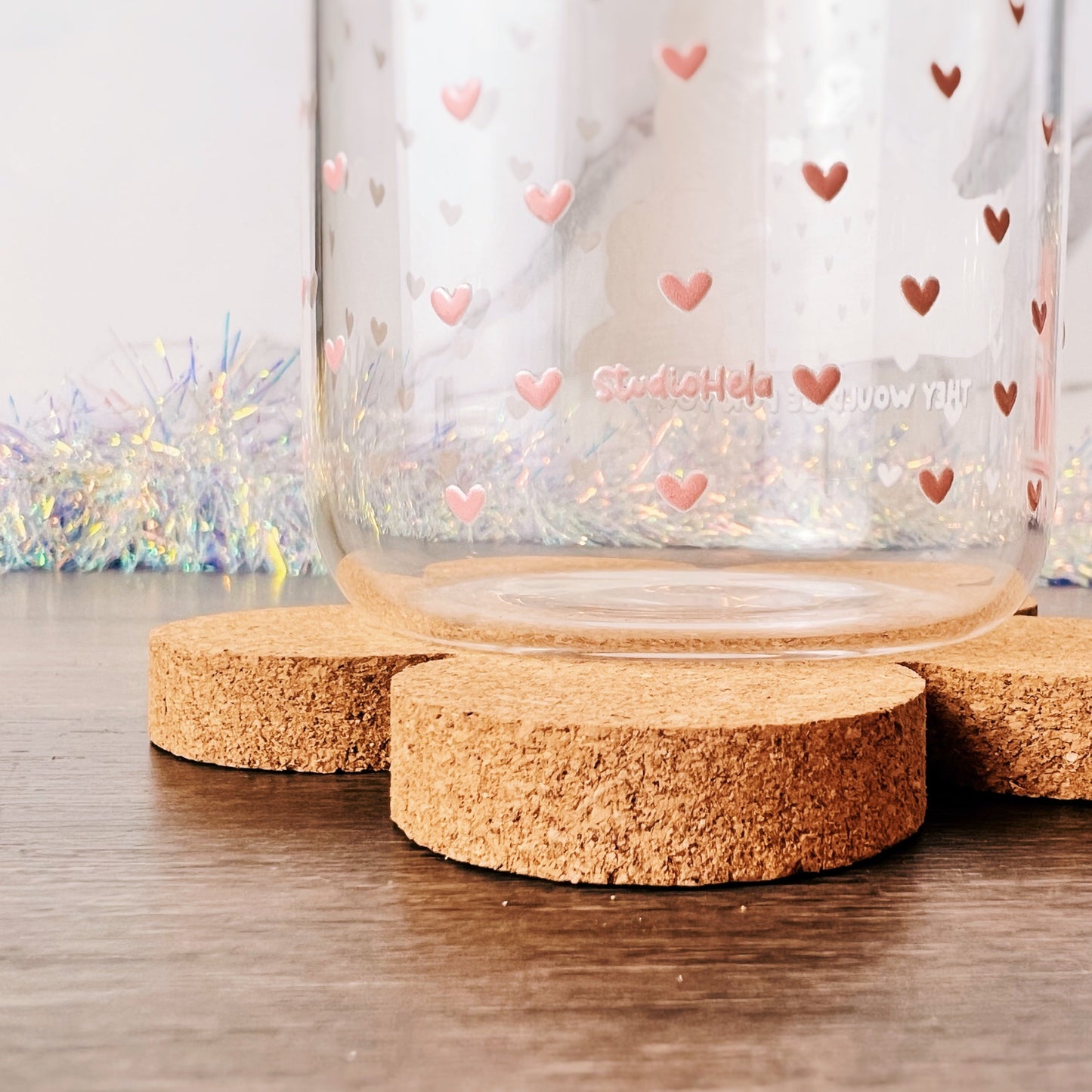 Retro Flower Cork Coaster