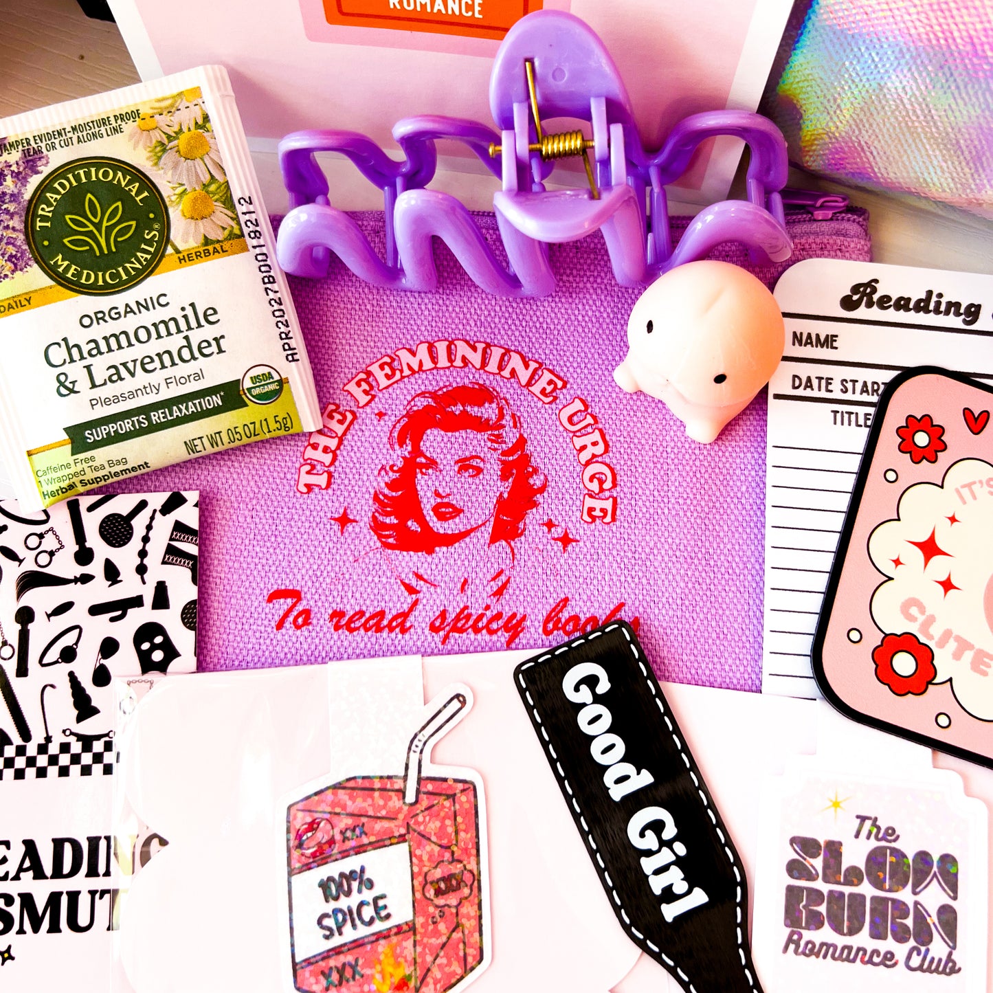 October Smutty Book Lover Bookish Box - MEDIUM