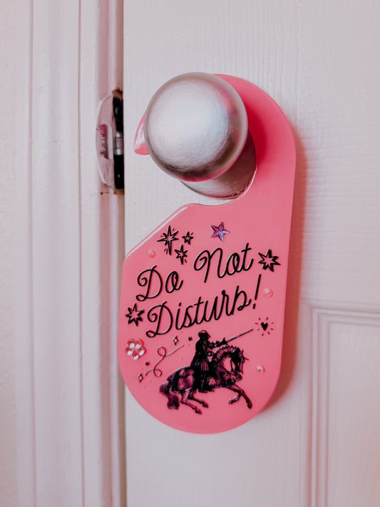 Do Not Disturb • Whimsical Door Sign