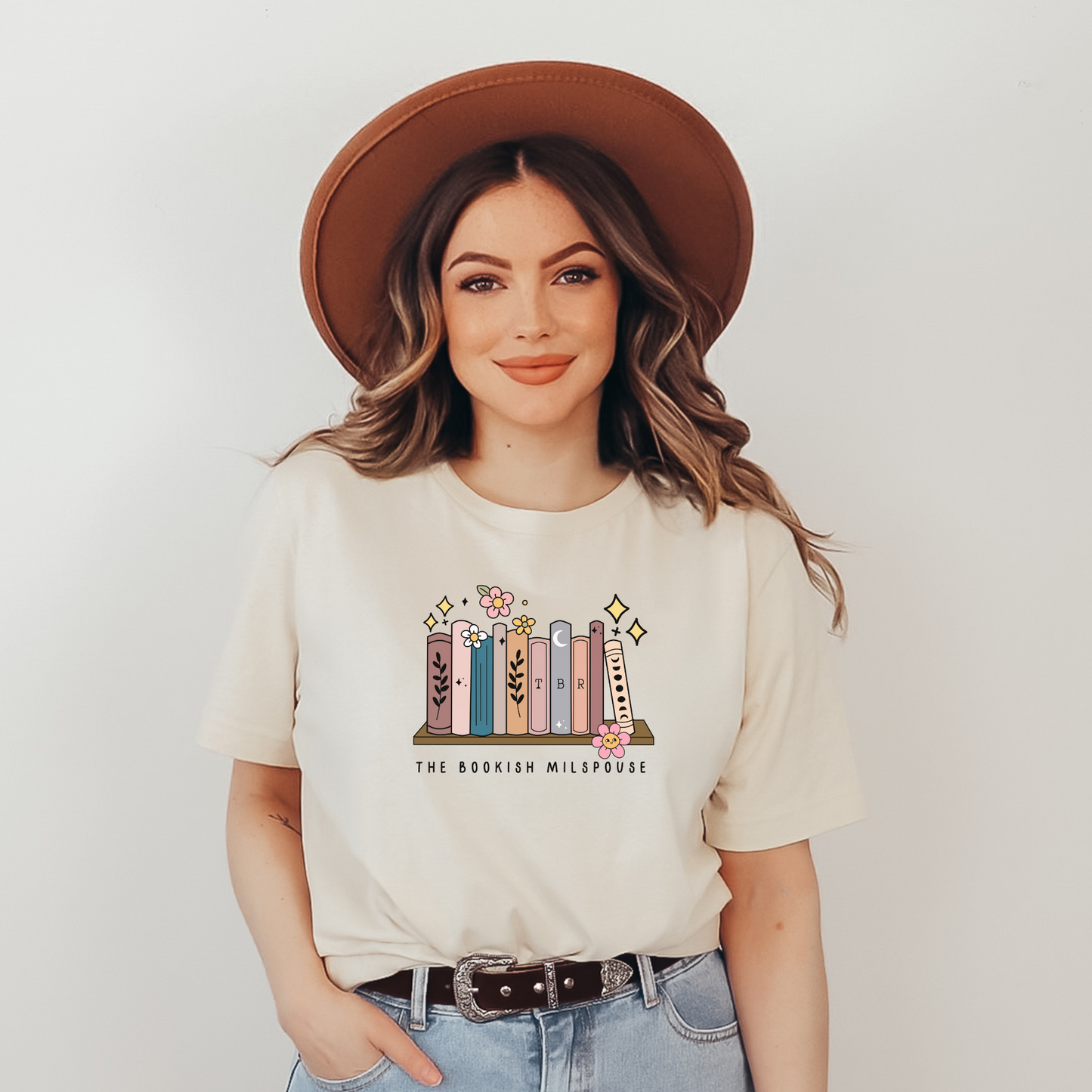 The Bookish Milspouse - Bella+Canvas Unisex Jersey Short Sleeve Tee