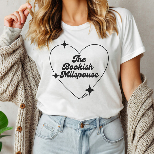 The Bookish Milspouse Book Club - Bella+Canvas Unisex Jersey Short Sleeve Tee