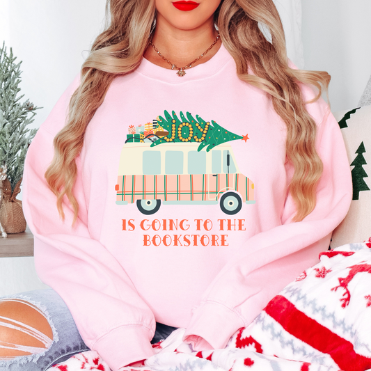 Joy Is Going To The Bookstore - Unisex Heavy Blend™ Crewneck Sweatshirt