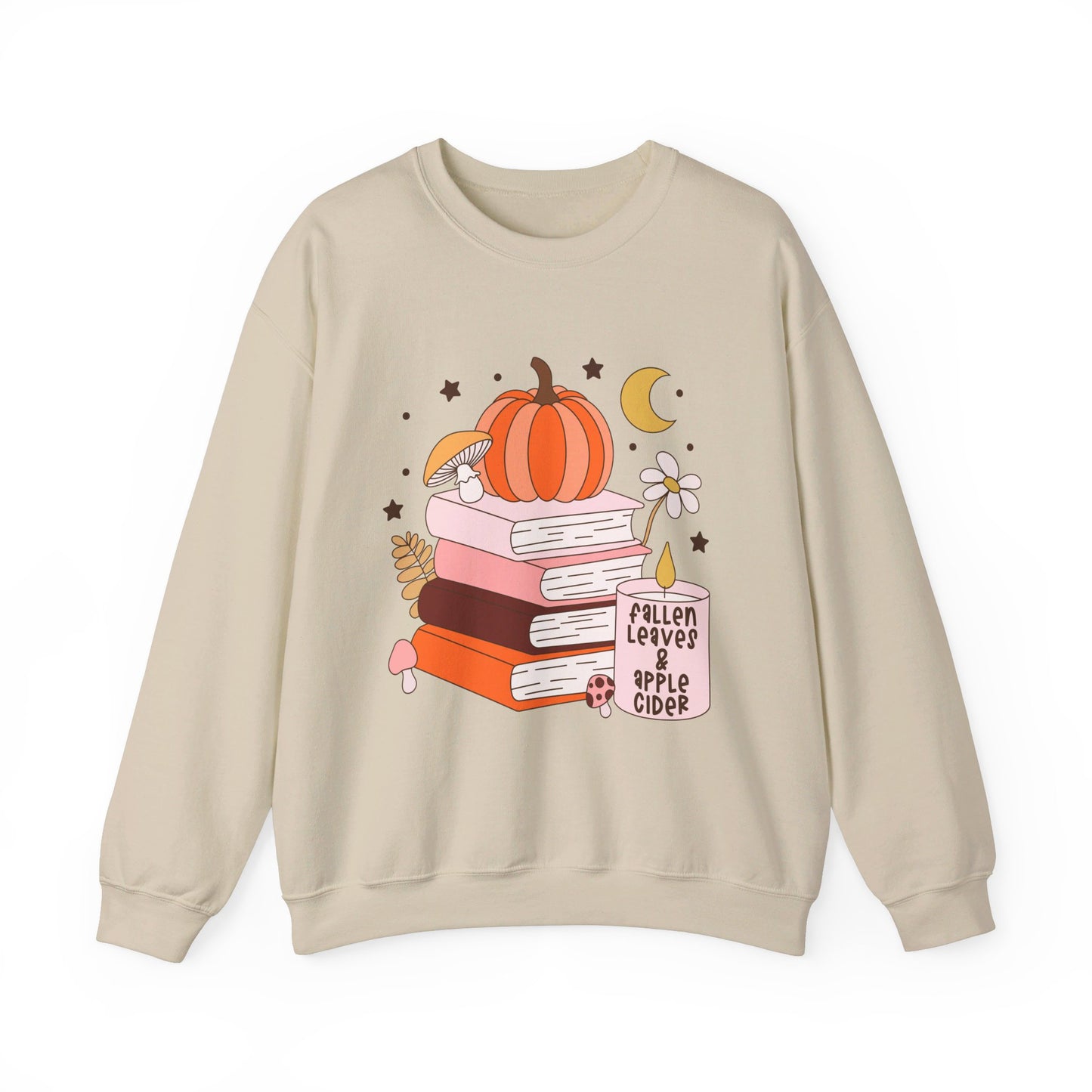 Fallen Leaves & Apple Cider - Gildan Unisex Heavy Blend™ Crewneck Sweatshirt