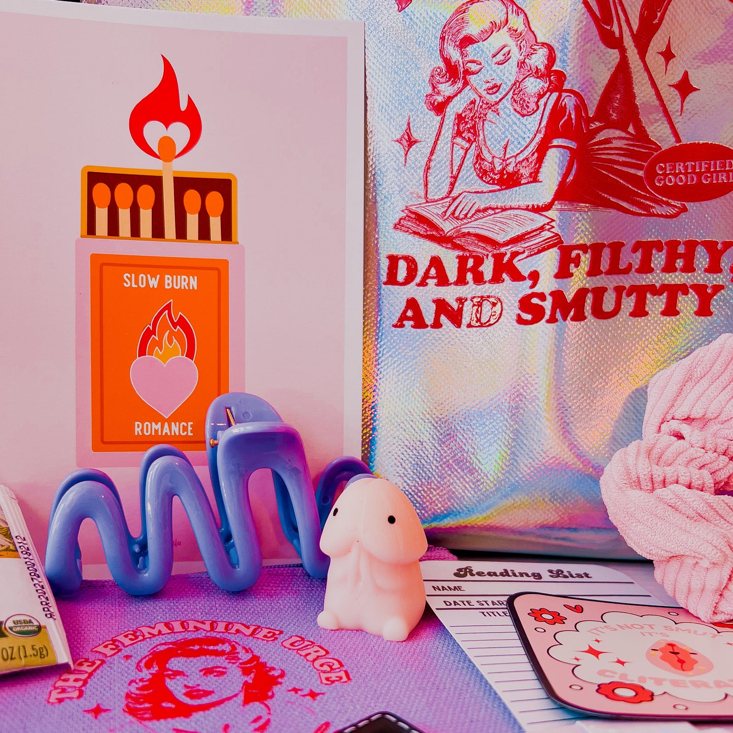 October Smutty Book Lover Bookish Box - MEDIUM