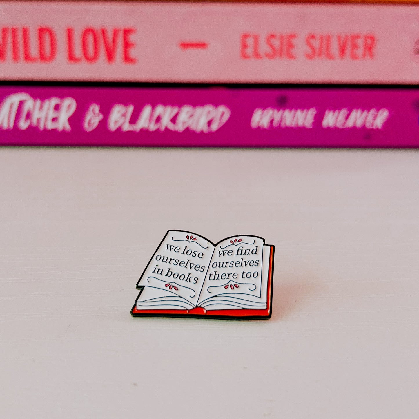 We Lose Ourselves In Books • Enamel Pin