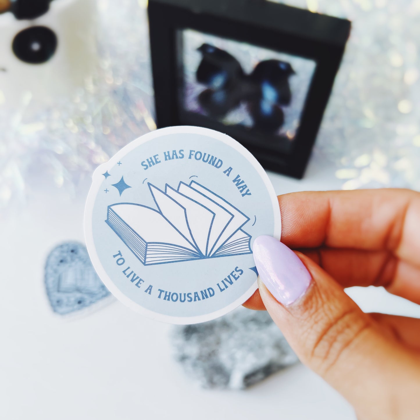 Cornflower Bookish • Vinyl Sticker Pack