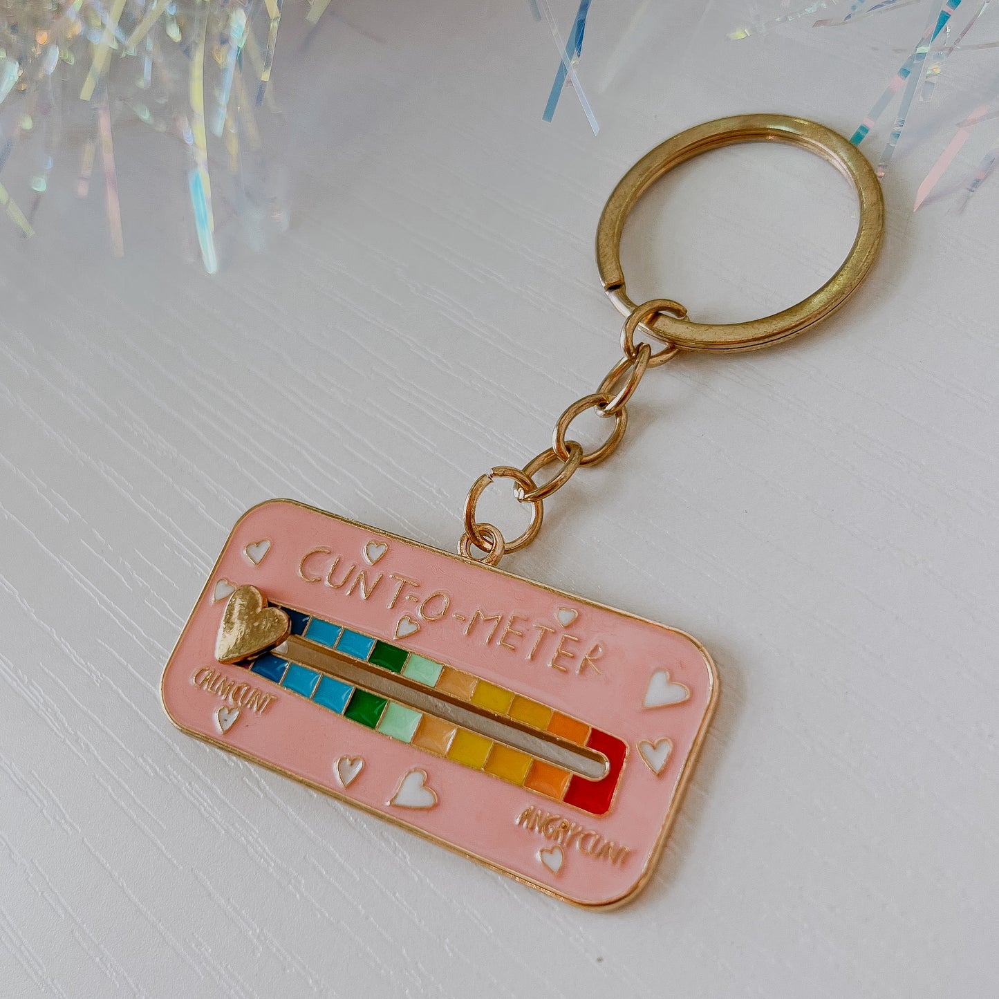 Cunt-O-Meter Keychain