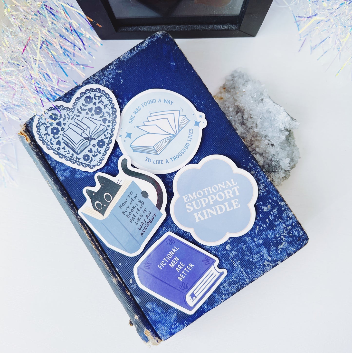 Cornflower Bookish • Vinyl Sticker Pack