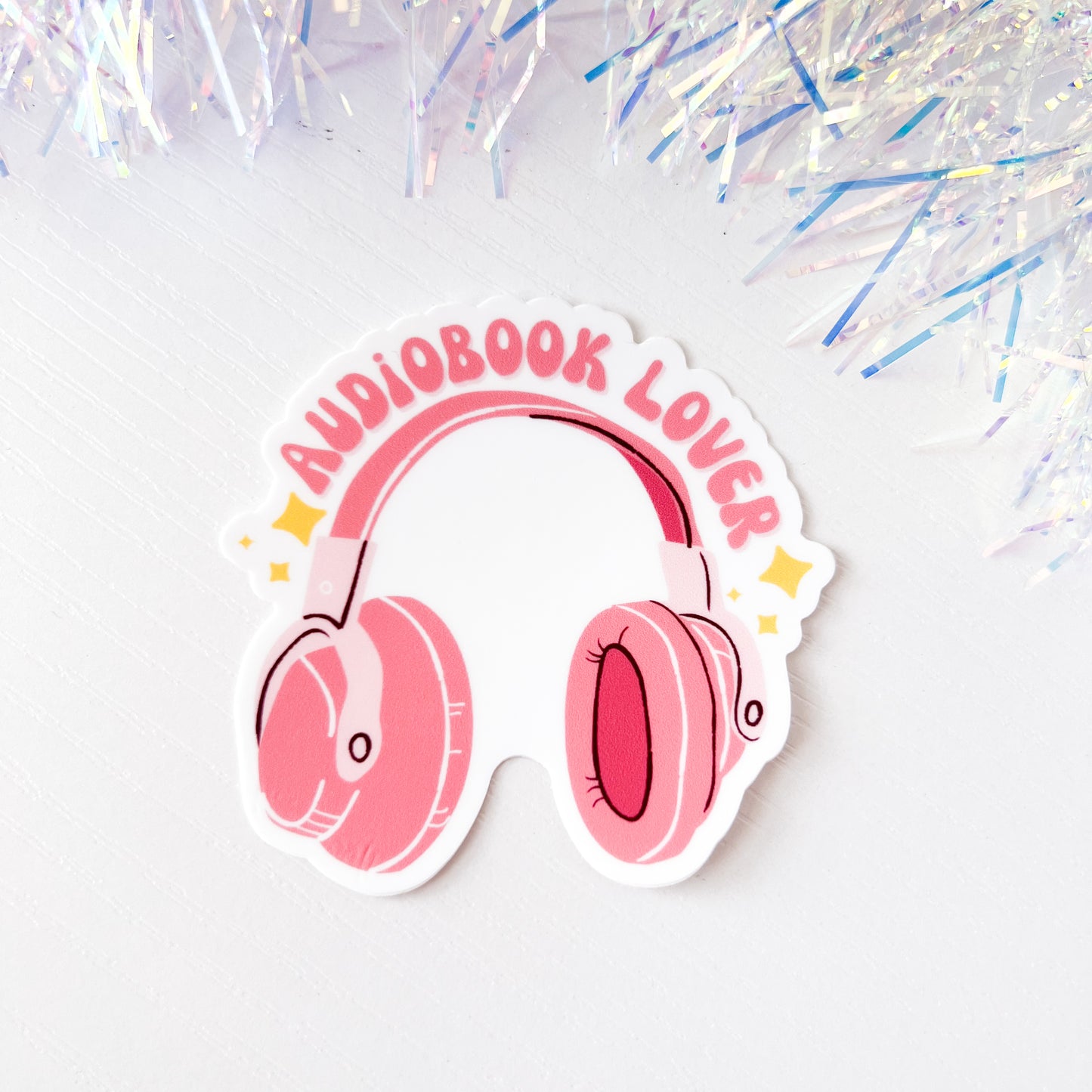 Audiobook Lover - Vinyl Sticker 3”