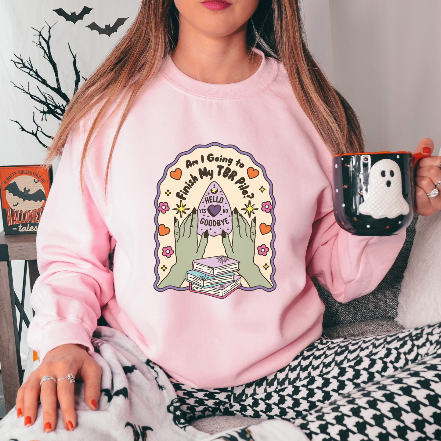 Am I Going To Finish My TBR Pile Ouija - Gildan Unisex Heavy Blend™ Crewneck Sweatshirt