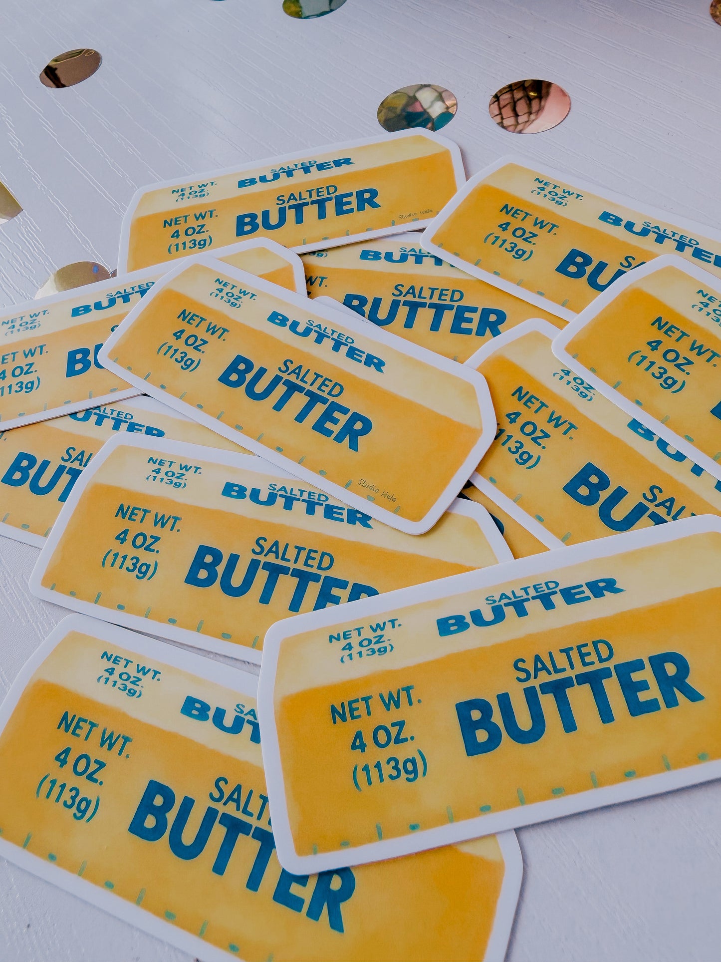 Salted Butter • 3” Vinyl Sticker