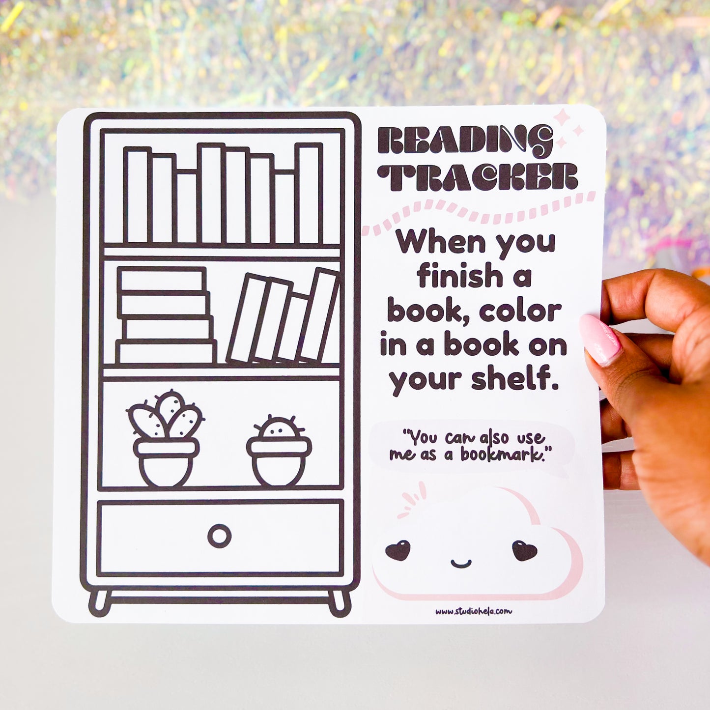 Reading Tracker Coloring Sheet