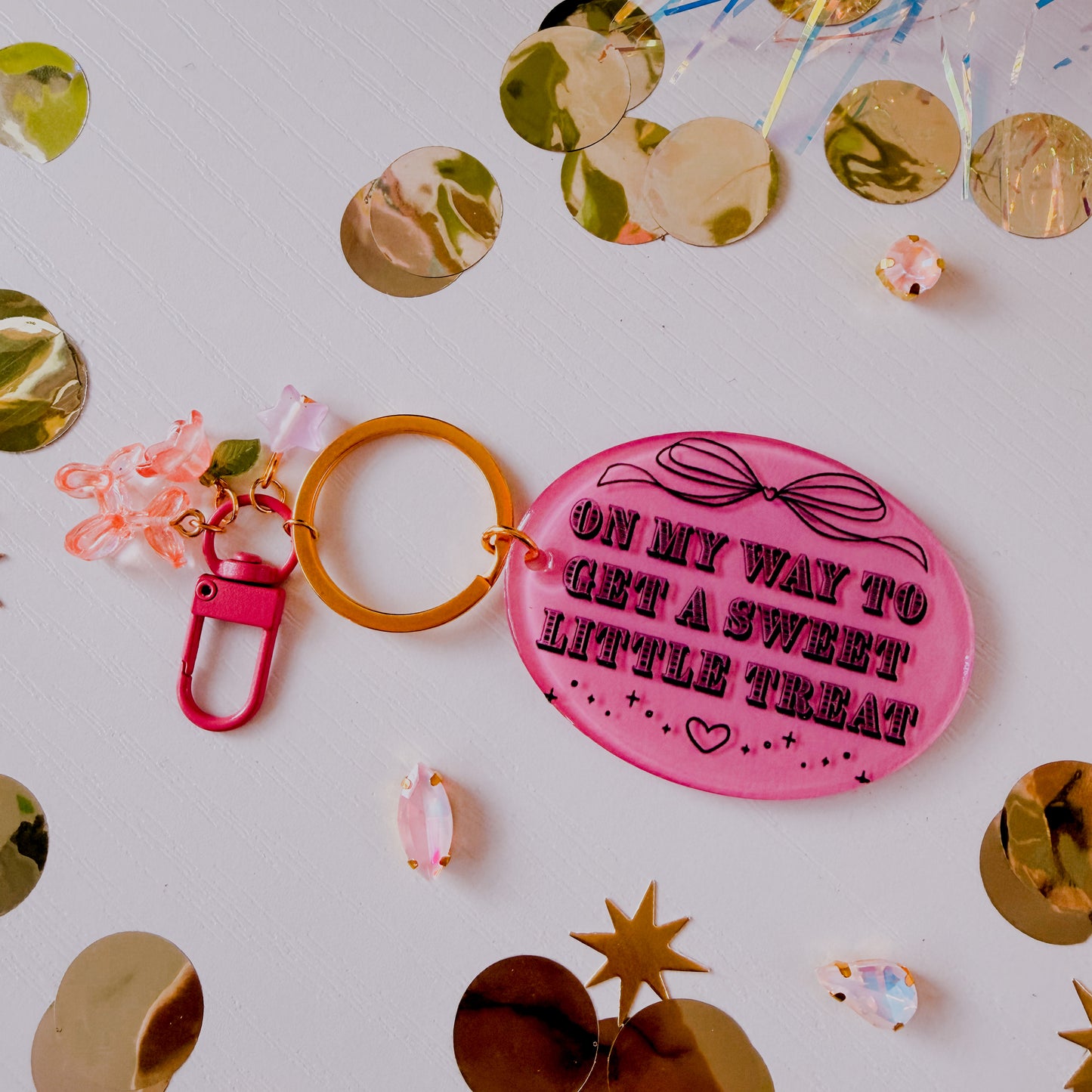 On My Way To Get a Sweet Little Treat • Jelly Keychain