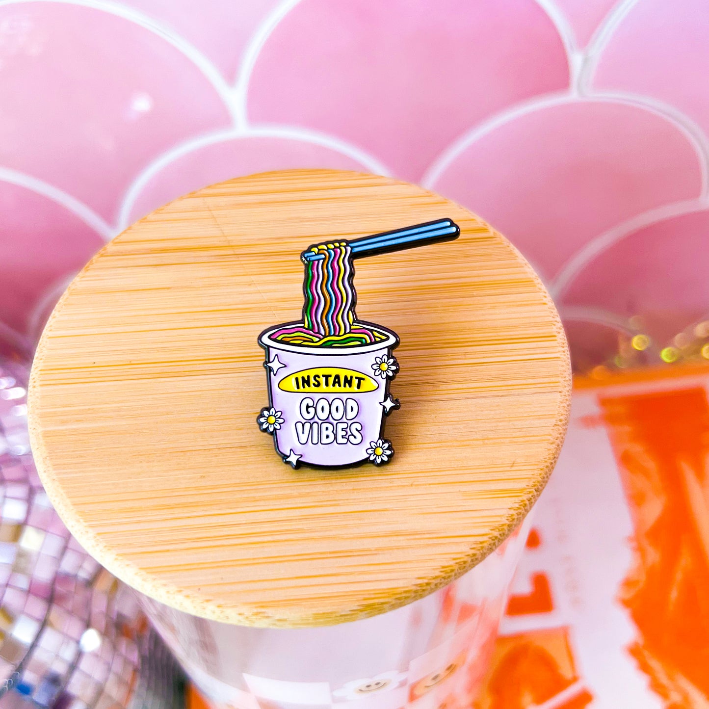 Instant Good Vibes • Enamel Pin