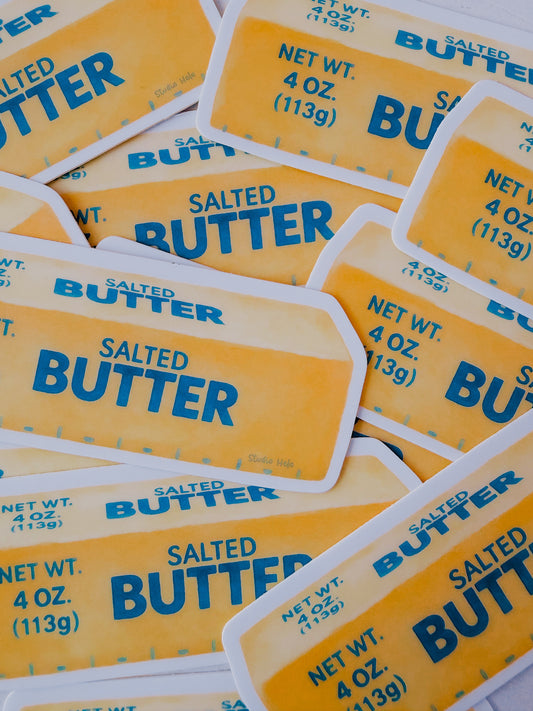Salted Butter • 3” Vinyl Sticker
