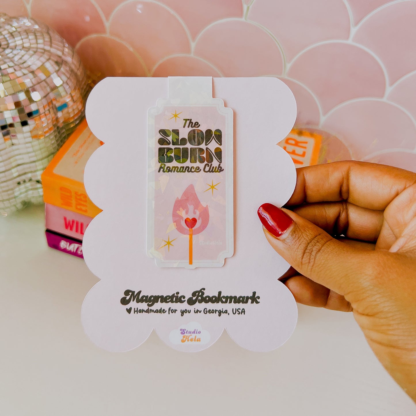 Slow Burn Romance Club • Magnetic Bookmark