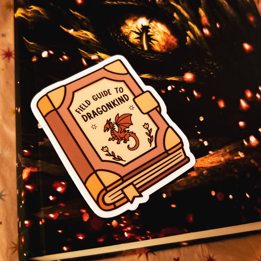 Field Guide to Dragonkind - 3" Vinyl Sticker