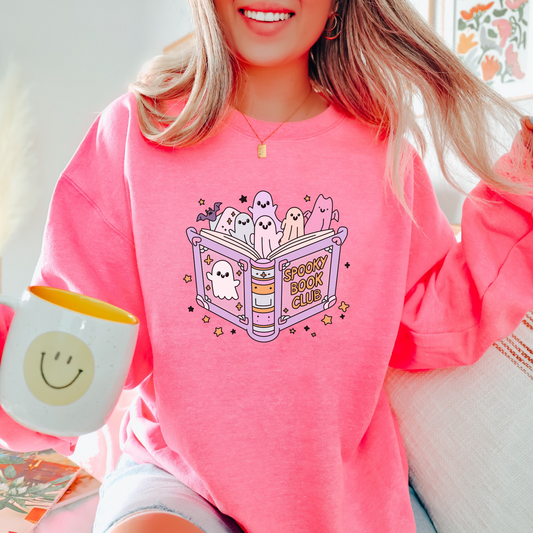 Spooky Book Club - Gildan Unisex Heavy Blend™ Crewneck Sweatshirt