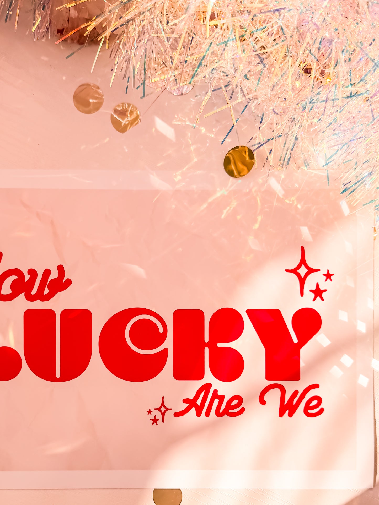 How Lucky Are We - 8" x 12" Giclee Art Print