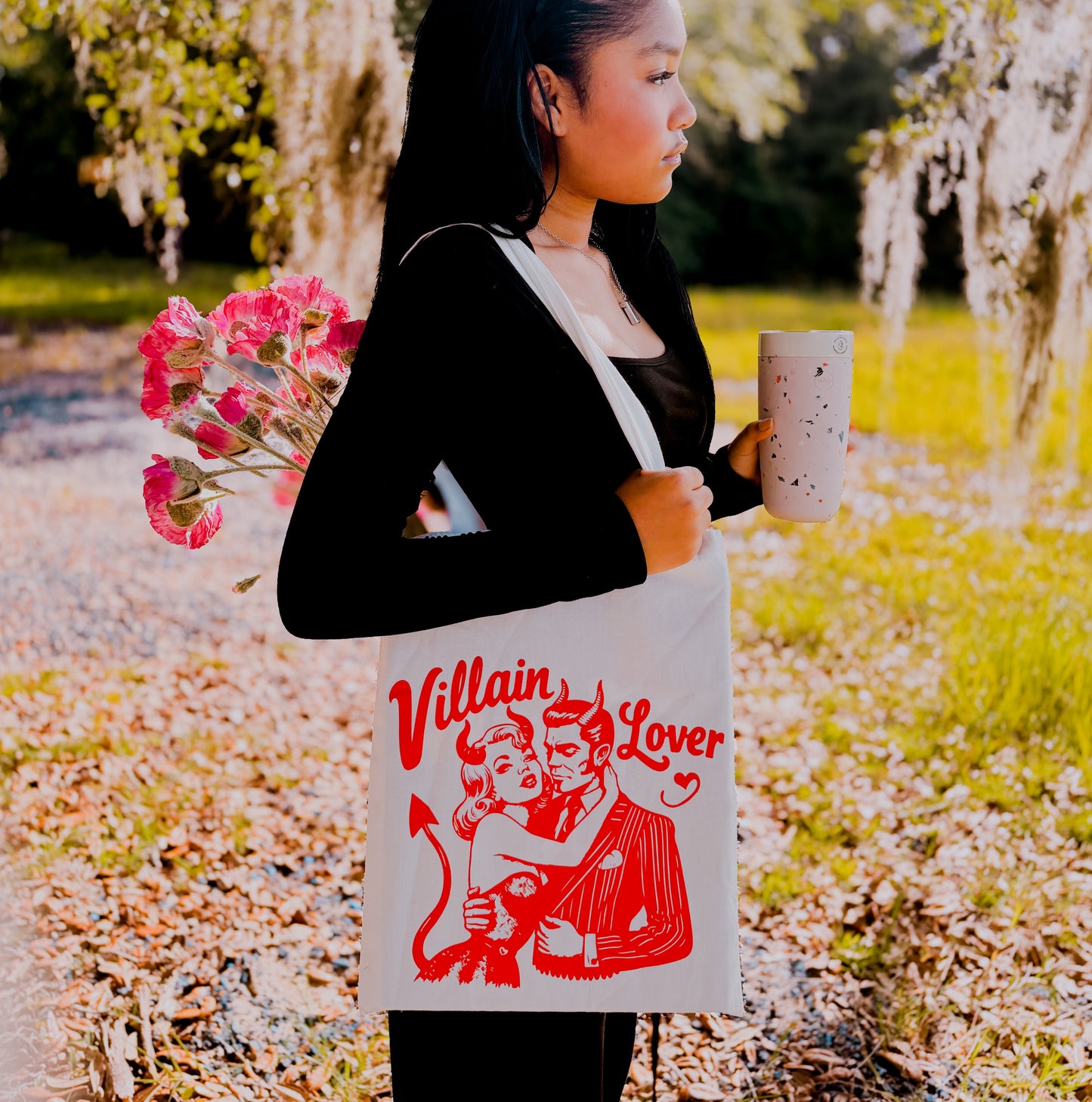 Villain Lover • Canvas Book Tote Bag