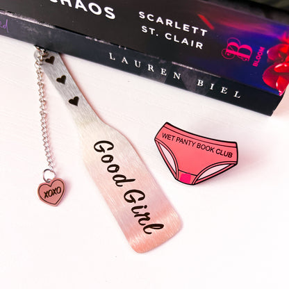 Wet Panty Book Club - Premium Enamel Pin