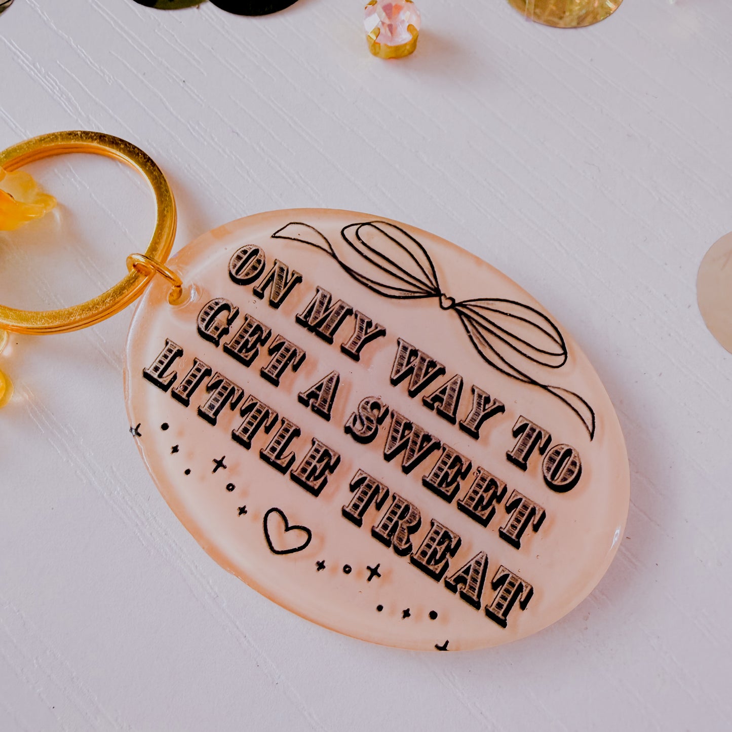 On My Way To Get a Sweet Little Treat • Jelly Keychain