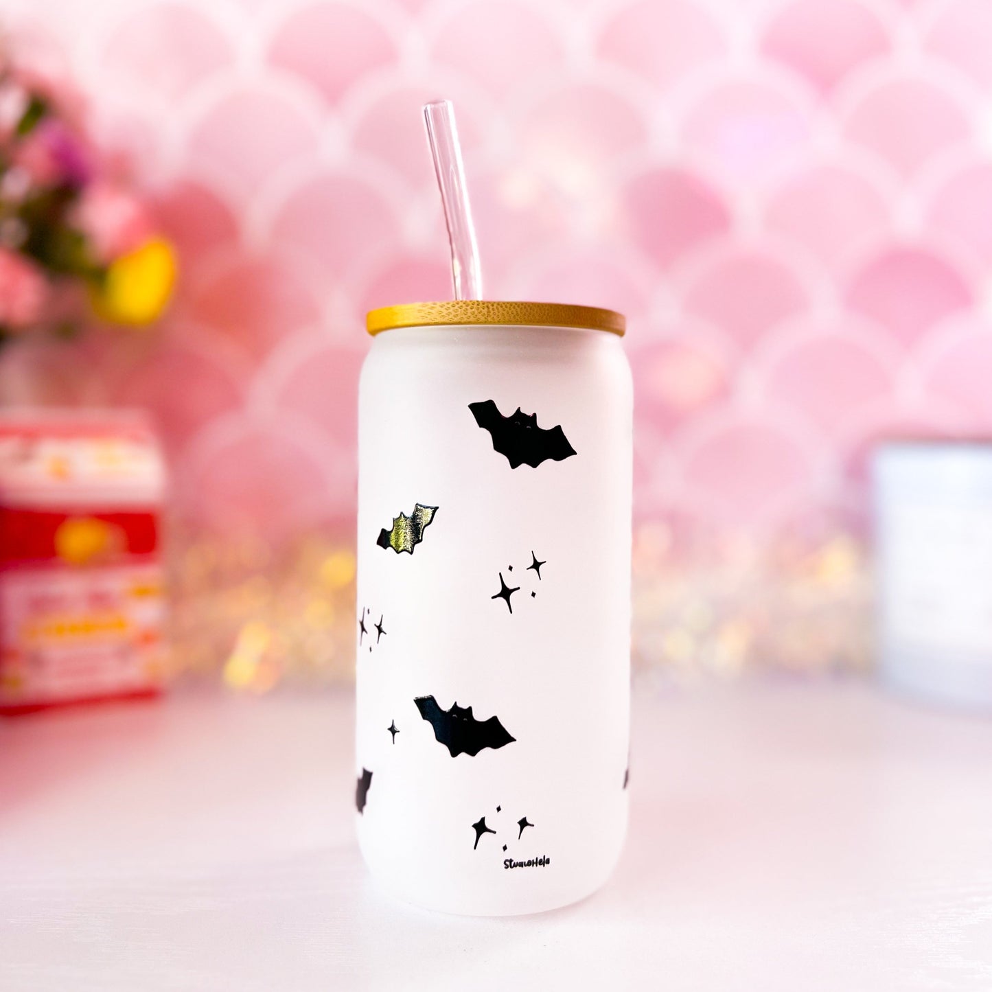 Spooky Season 16oz Frosted Glass Tumbler