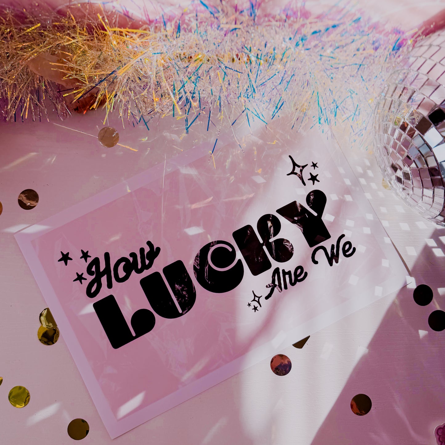 How Lucky Are We - 8" x 12" Giclee Art Print