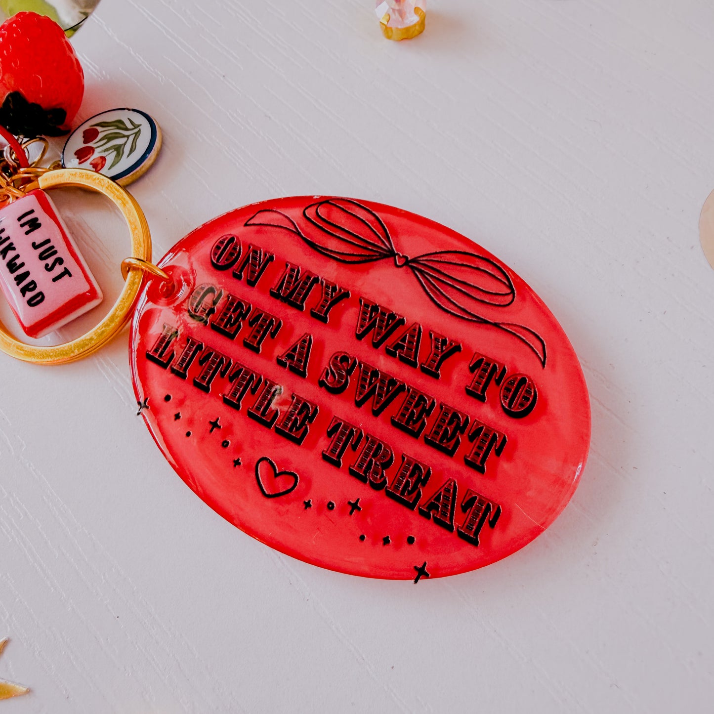 On My Way To Get a Sweet Little Treat • Jelly Keychain