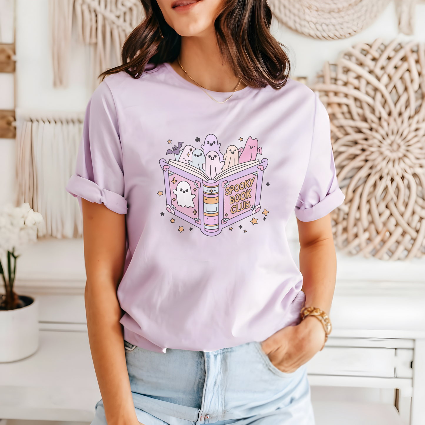 Spooky Book Club - Bella+Canvas Unisex Jersey Short Sleeve Tee