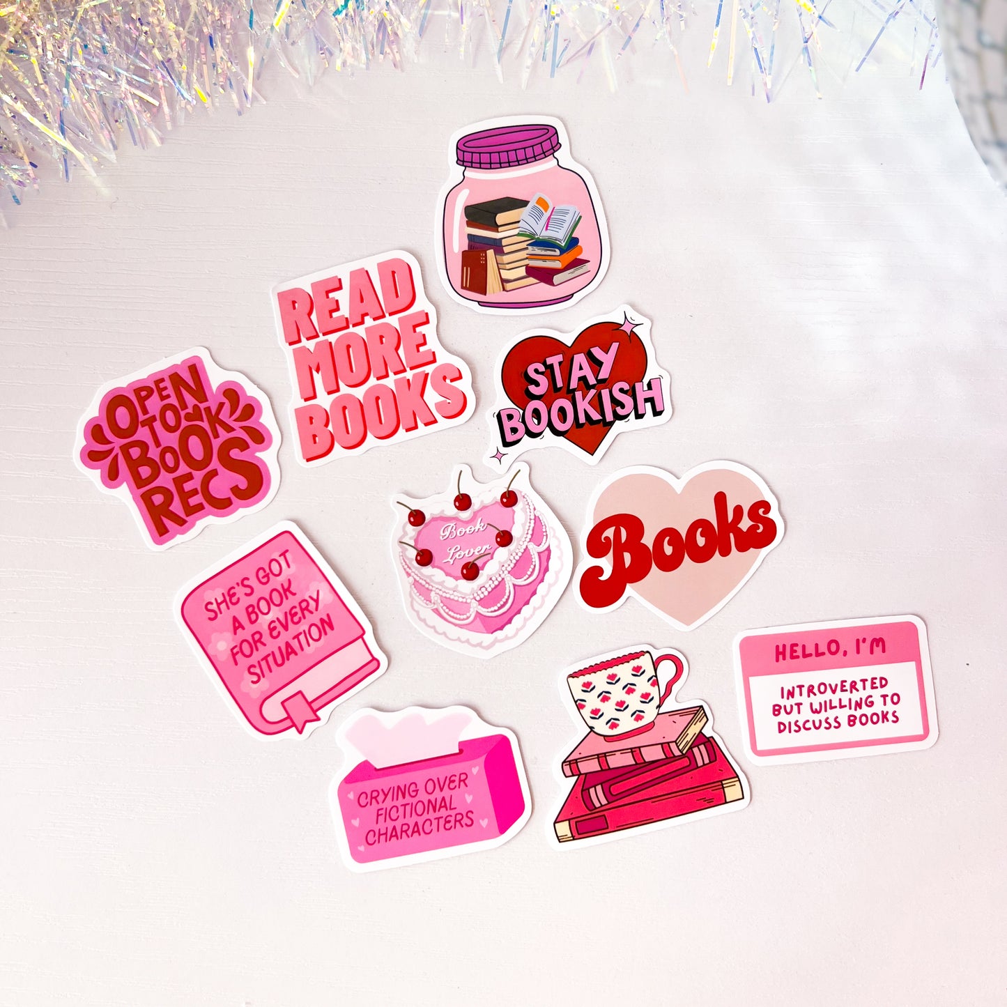 Bookish Sticker Packs (Choose Your Favorite!)