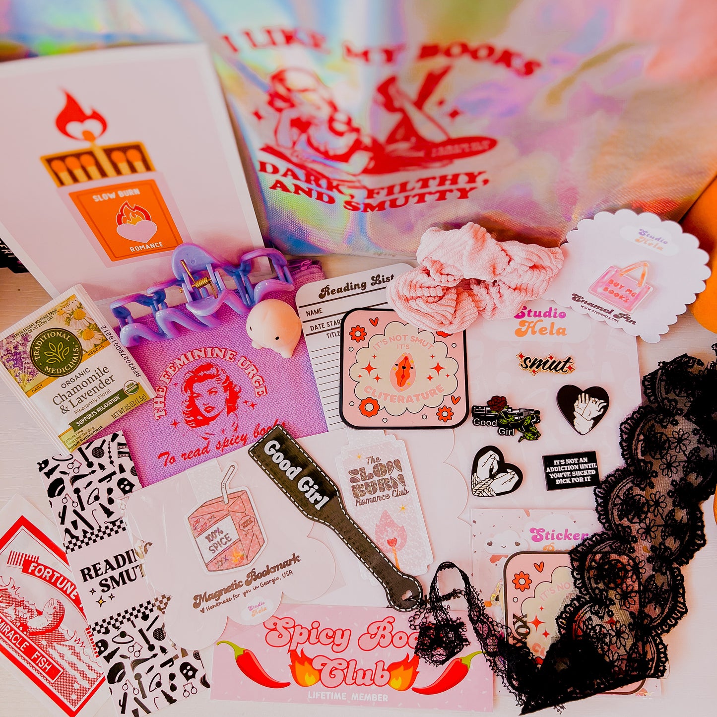 October Smutty Book Lover Bookish Box - MEDIUM
