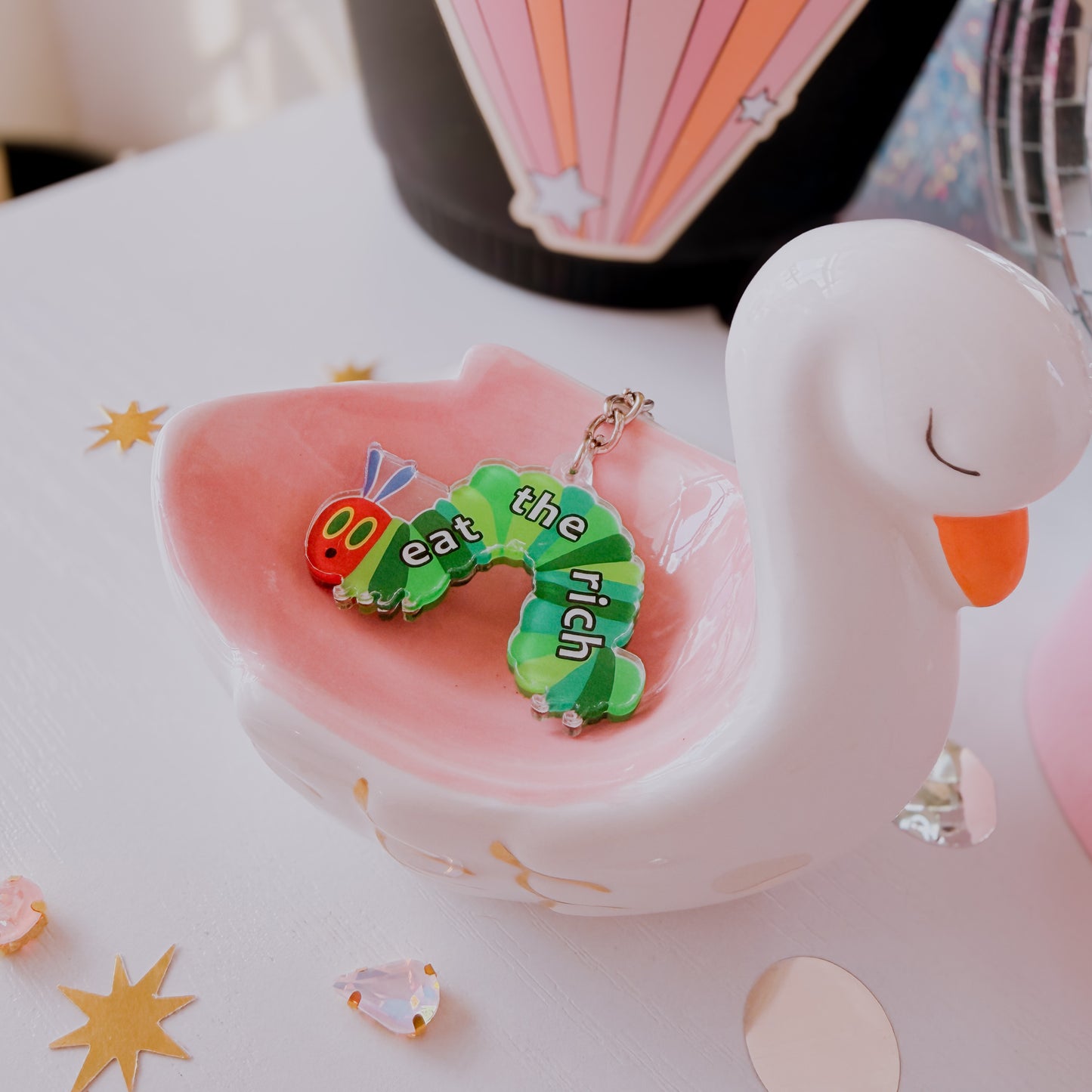 Eat The Rich • Acrylic Keychain
