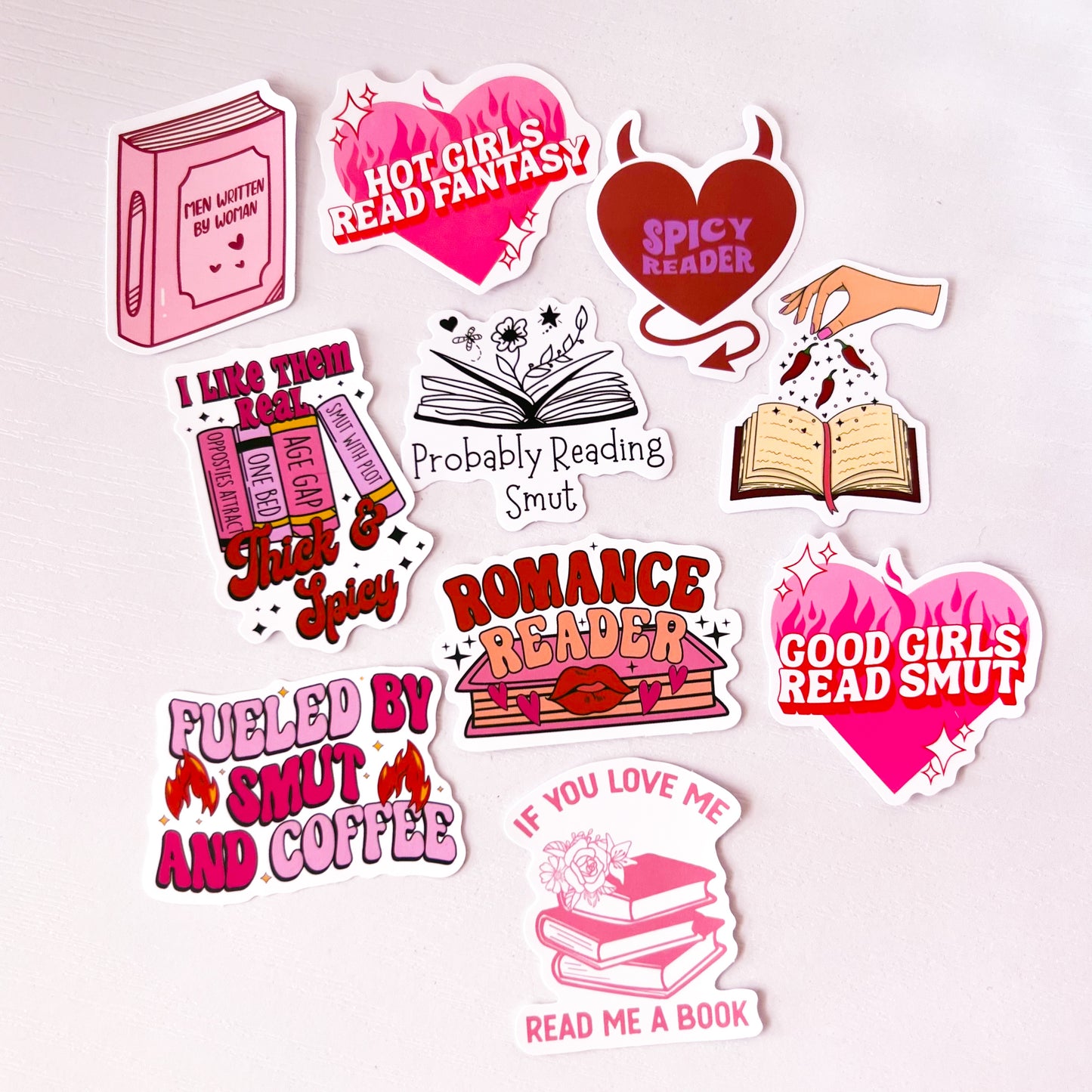 Bookish Sticker Packs (Choose Your Favorite!)